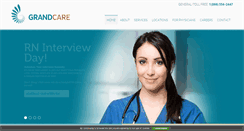 Desktop Screenshot of grandcarehealth.com